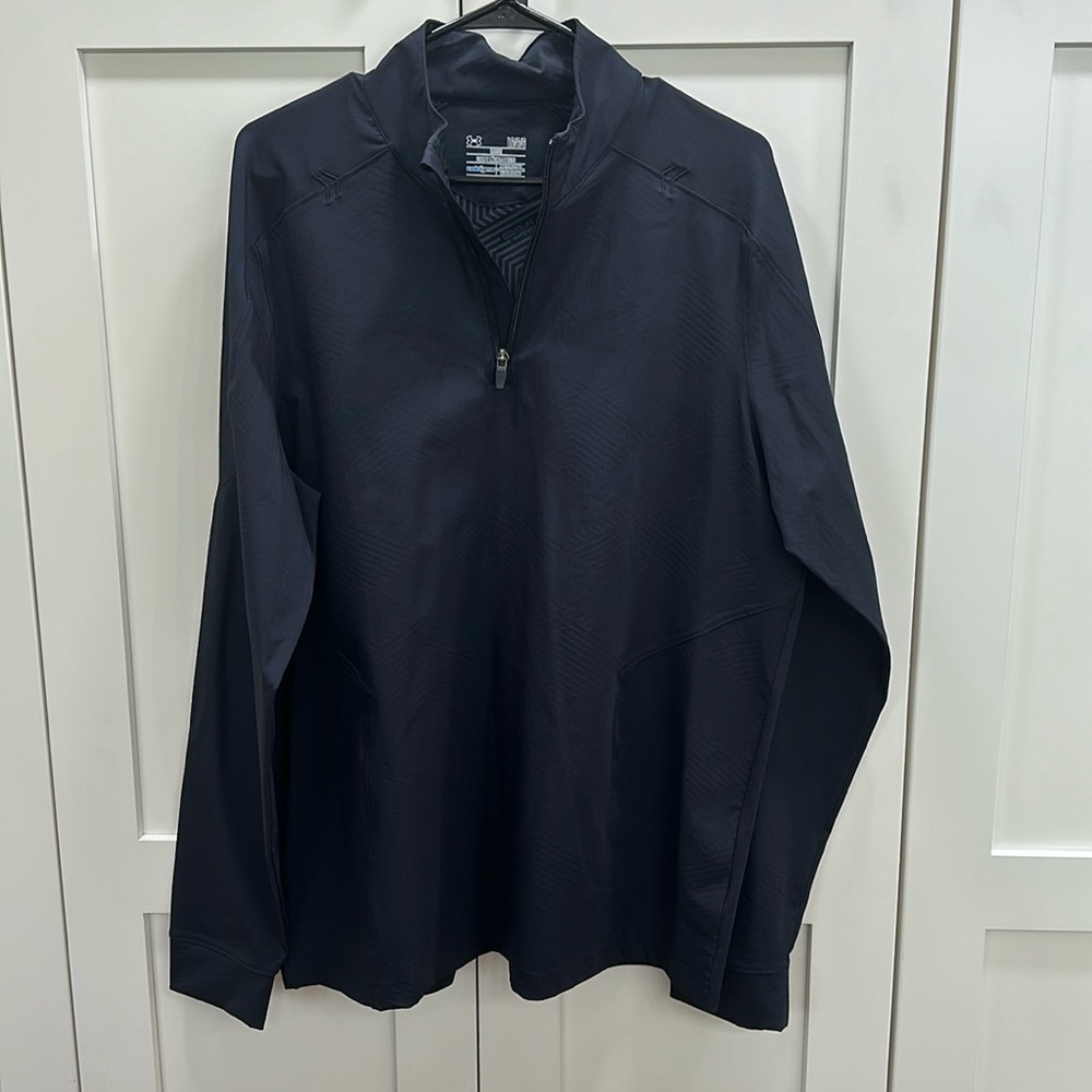 Under Armour Men’s Cold Gear Jacket Size Large Navy Blue